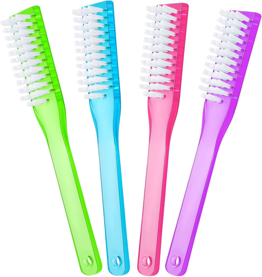 Nail Brush for Cleaning Fingernails Handle Grip Nail Scrubber Brush 4 Pack Kitchen Cleaning Brush Small Shoe Cleaner Brush Laundry Stain Brush for Household Cleaning