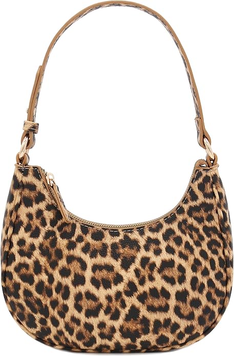 FashionPuzzle Small Crescent Shoulder Bag Underarm Purse