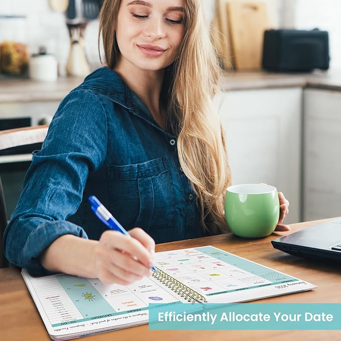 Monthly Planner 2026-2027, 2 Year Months Calendar Planner 2026-2027, Runs from January 2026 - December 2027, 7" x 10", 24 Months, Perfect for School Office Home Planning - Color Splash