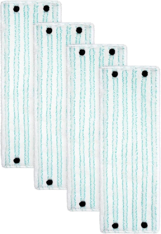 Mop Covers, Compatible For Leifheit，Clean Twist M Micro Duo, Reusable Mop Pad 42CM(4PCS)