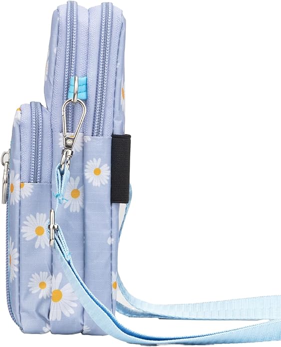 JANKS Small Crossbody Bag for Women - Mini Phone Purses with Crossbody Strap and Wallet - Nylon Arm Bag