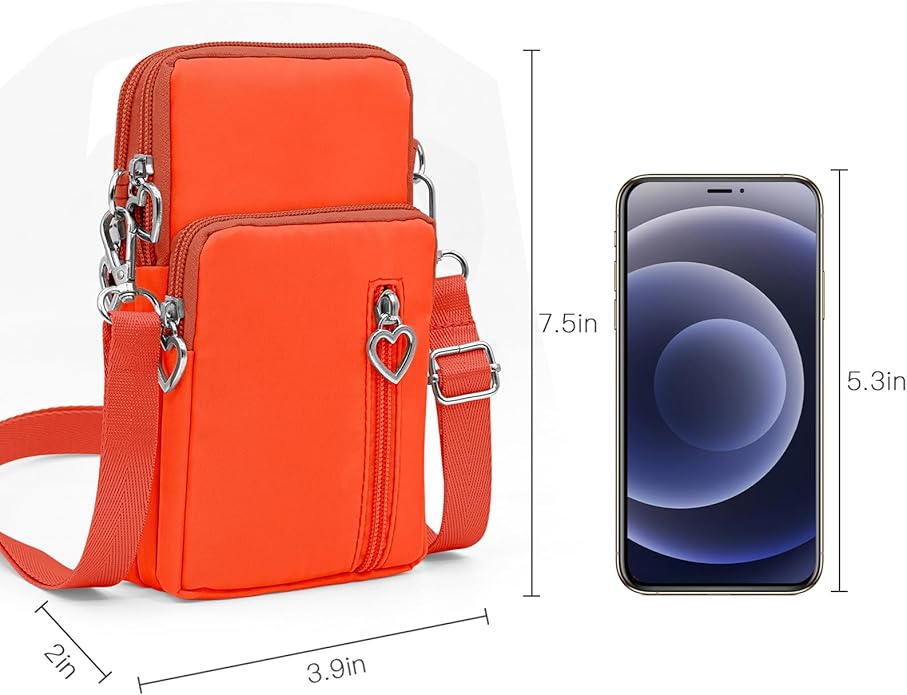 BIAOTIE Lightweight Small Crossbody bags Cell Phone Purses Travel Pouch Shoulder Bag for Women