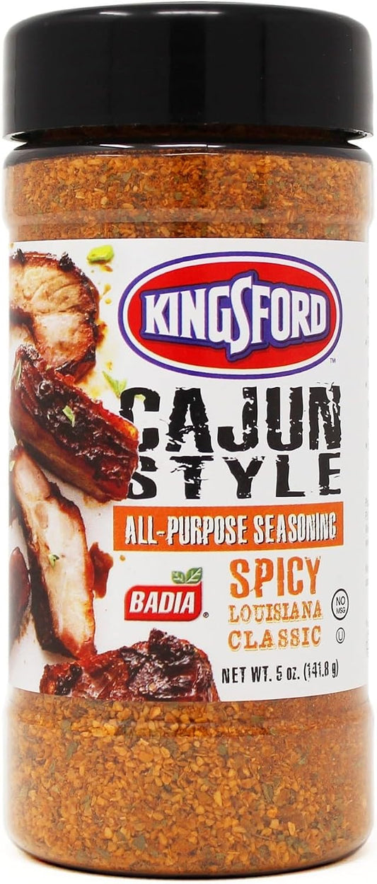 Kingsford Cajun Style All-Purpose Seasoning, Spice Louisiana Classic, 5 oz