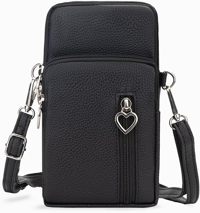 JANKS Small Crossbody Bag for Women - Mini Phone Purses with Crossbody Strap and Wallet - Nylon Arm Bag
