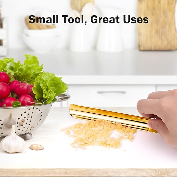 Crumbers for Servers, Restaurant Crumb Sweepers, Crumb Cleaner Curved, Table Debris Crumb Scraper Serveware, Stainless Steel Table Crumber Tool for Waiters, Waitresses and Servers (10 PACK, Gold)