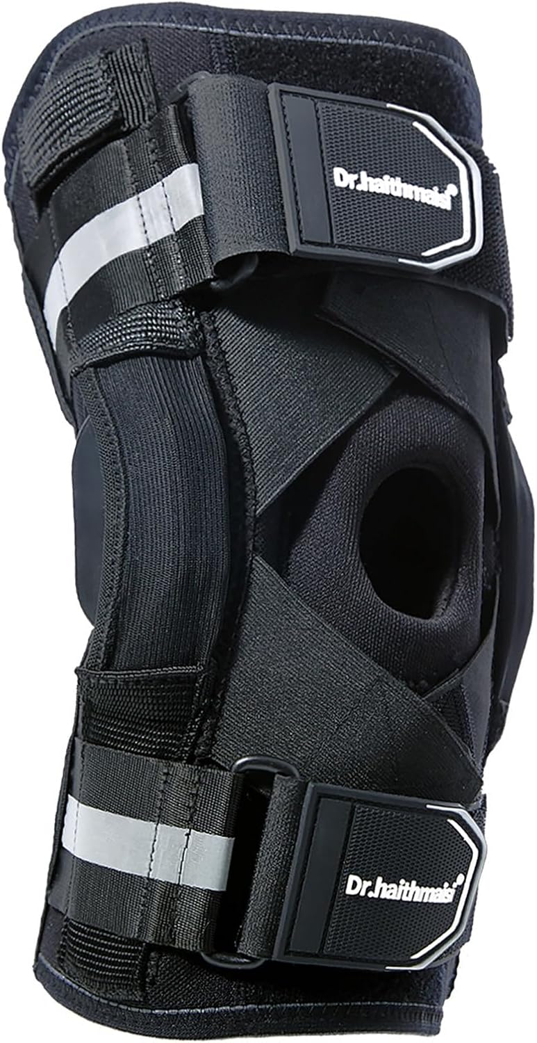 Professional Knee Brace for Men & Women - Hinged Support for Knee Pain, Arthritis, Meniscus Tear, ACL Injury - Breathable, Adjustable, Stabilizing Compression Sleeve for Running, Sports, Workout (X-Large)