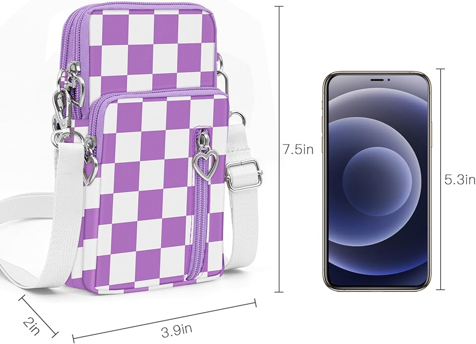 BIAOTIE Lightweight Small Crossbody bags Cell Phone Purses Travel Pouch Shoulder Bag for Women