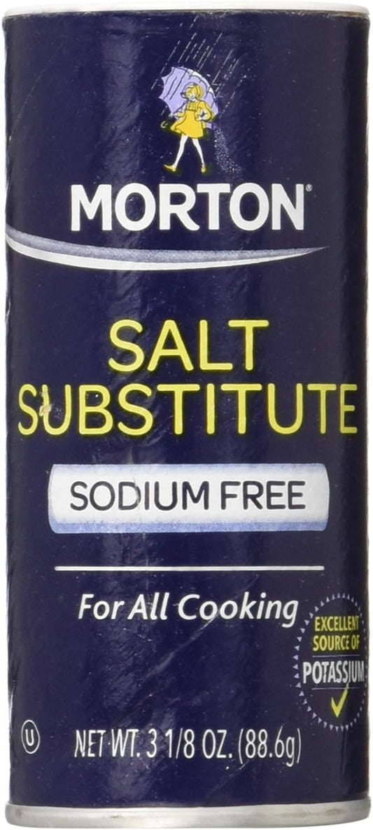 Morton Salt Substitute, Sodium Free, 3.12 Ounce