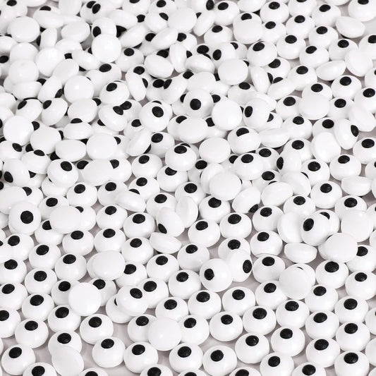 Candy Eyes for Decorating Edible Small Candy Eyes Eyeballs Halloween Sprinkles for Cake Cupcakes Toppers Cookies Baking Decoratings Christmas (7mm Eyes)