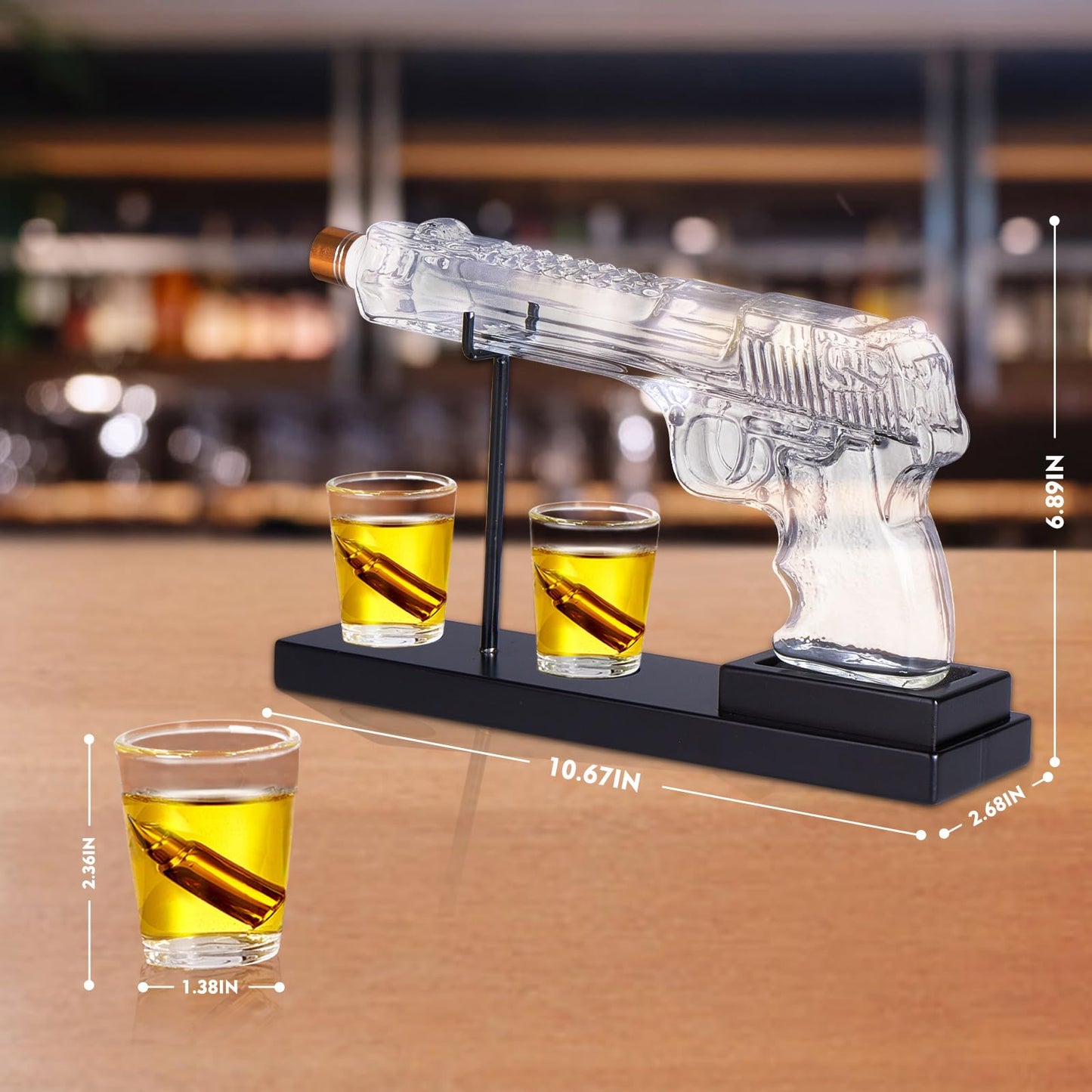 Decanter Sets Gifts for Men-Fathers Day Best Gifts for Dad Birthday Gifts for Him Personalized Gifts for Brother Son Cool Gifts for Liquor Dispenser Present