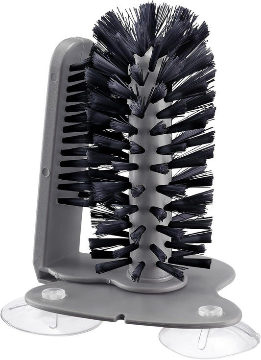 Westmark Glass Dish Brush with Suction Base - Practical Glass Brush for Effortless Cleaning of Glasses, No Slipping, Catering or Private Bar Accessories - BPA Free