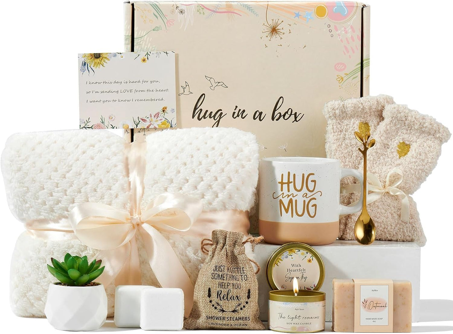 Sympathy Gift Baskets Bereavement Gifts Ideas Care Package for Women Miscarriage Gifts for Mothers Condolences Basket for Loss Grief Sympathy for Loss of Loved One Father