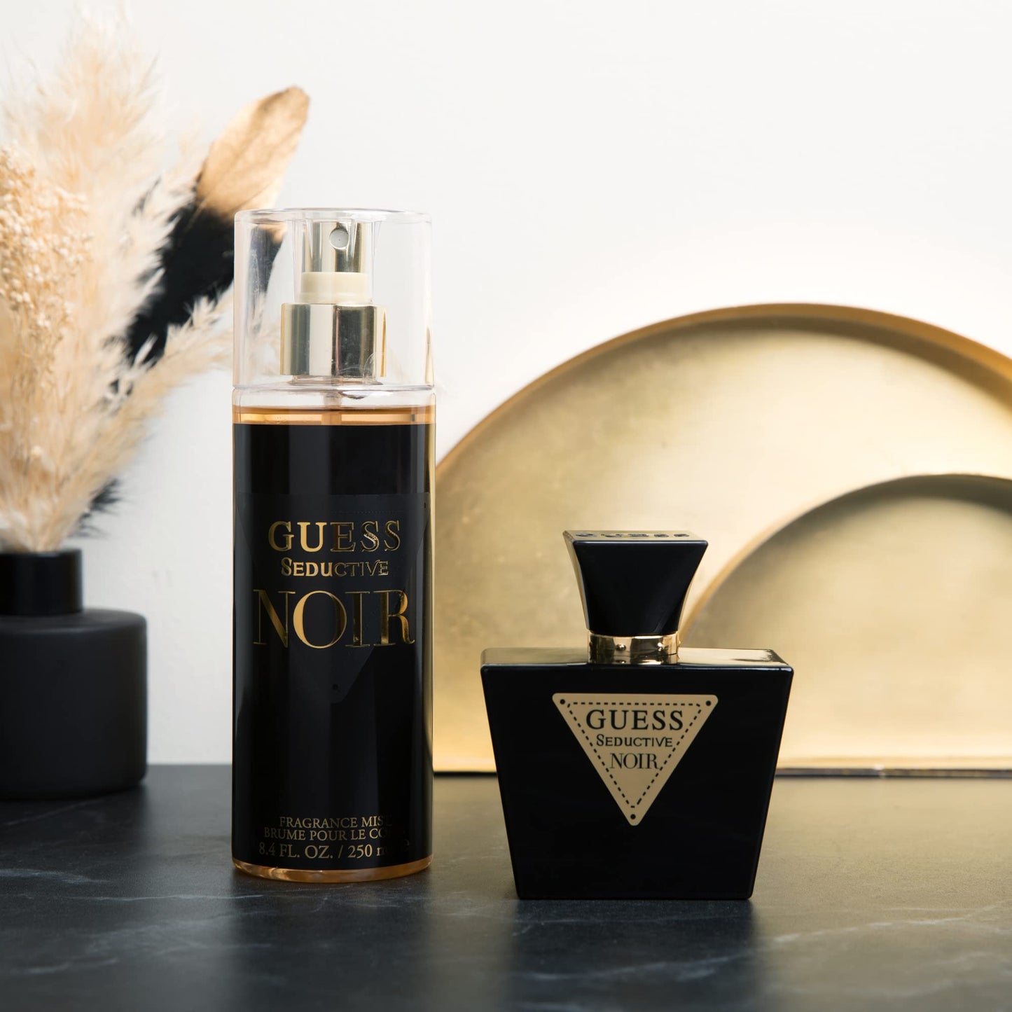 GUESS Seductive Noir 2 Pc Set for Women (2.5 Ounce Edt Spray + 4.2 Ounce Mist)