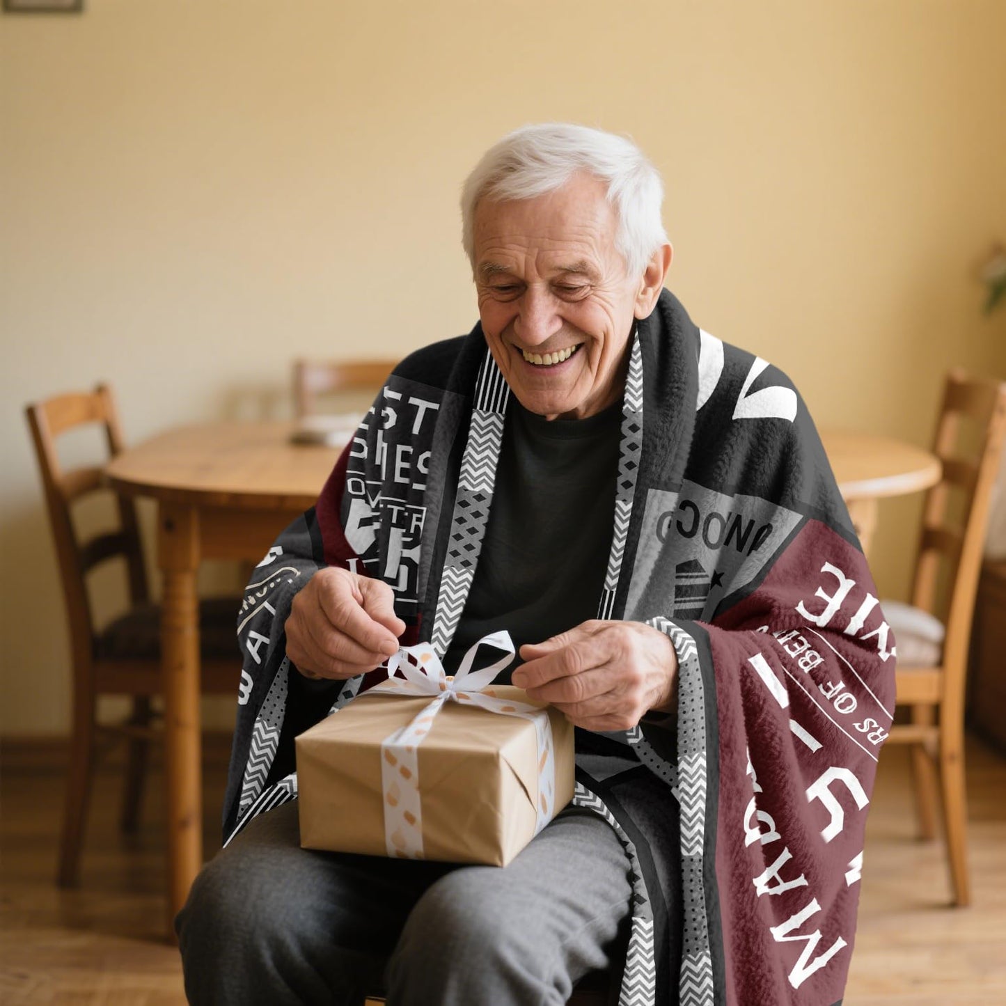 Joyloce 70th Birthday Gifts For Men Blanket 50*60, Happy 70th Birthday Gift Ideas, Gifts For 70-Year-Old, Gifts For Men Turning 70, Funny 70th Birthday Decorations, Unique Birthday Present 1955 Throw