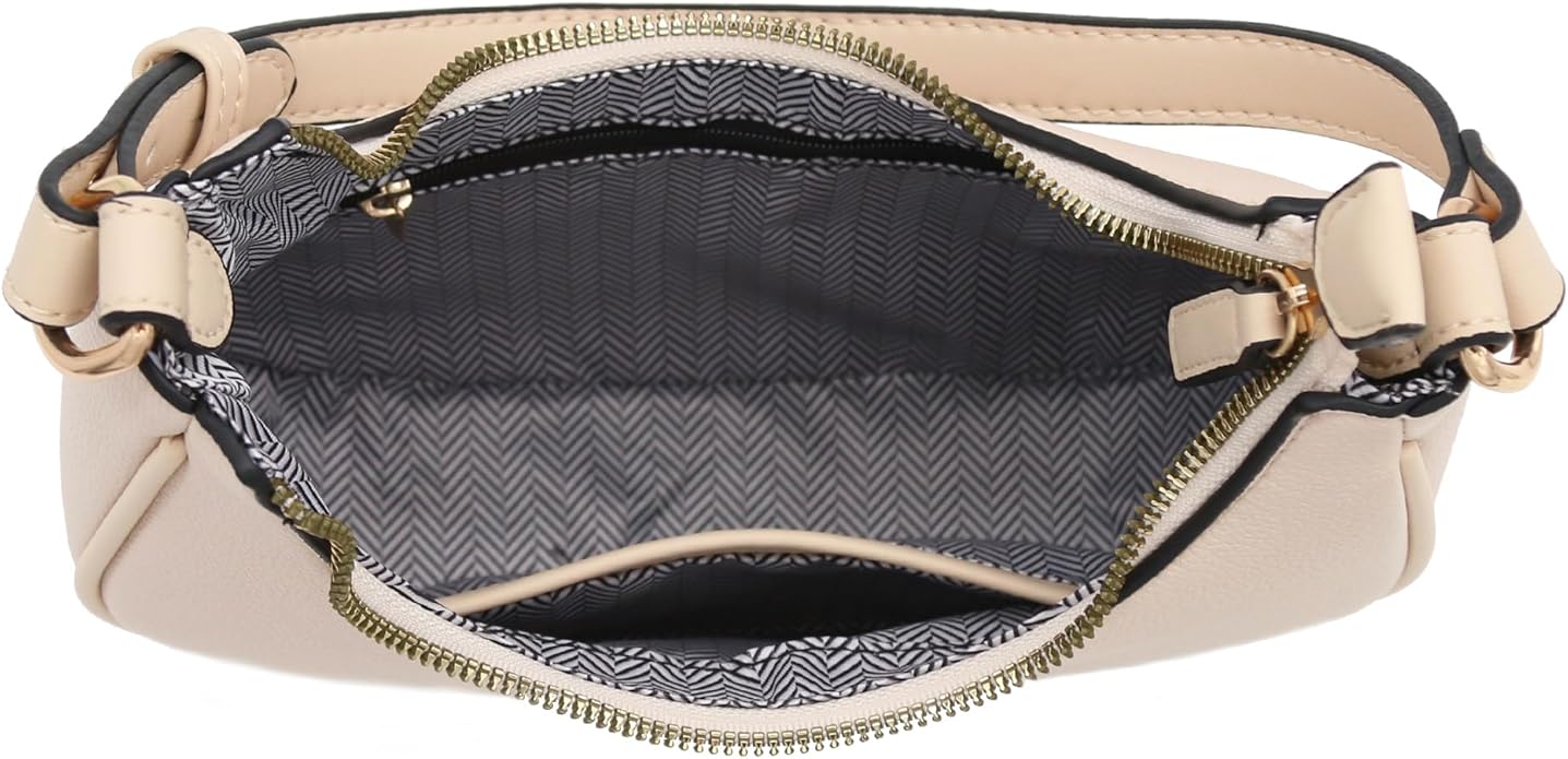 FashionPuzzle Small Crescent Shoulder Bag Underarm Purse
