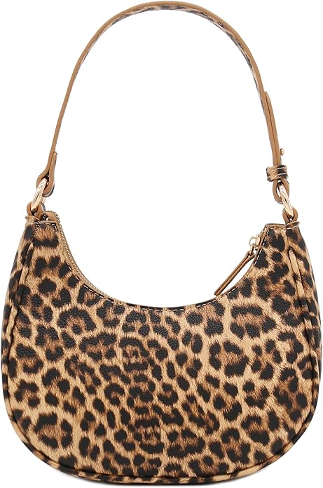 FashionPuzzle Small Crescent Shoulder Bag Underarm Purse