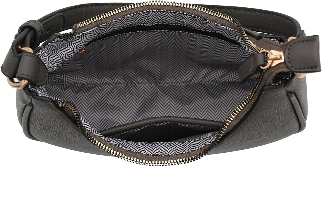 FashionPuzzle Small Crescent Shoulder Bag Underarm Purse