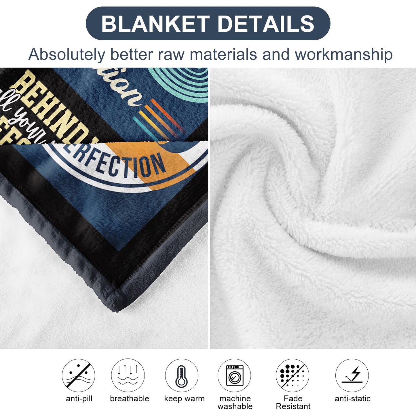 Kesidilo 50th Birthday Gifts for Him, 1975 Birthday Blanket, 50th Birthday Gifts for Men Funny, Mens 50th Birthday Gift Ideas, 50 Year Old Gifts for Men