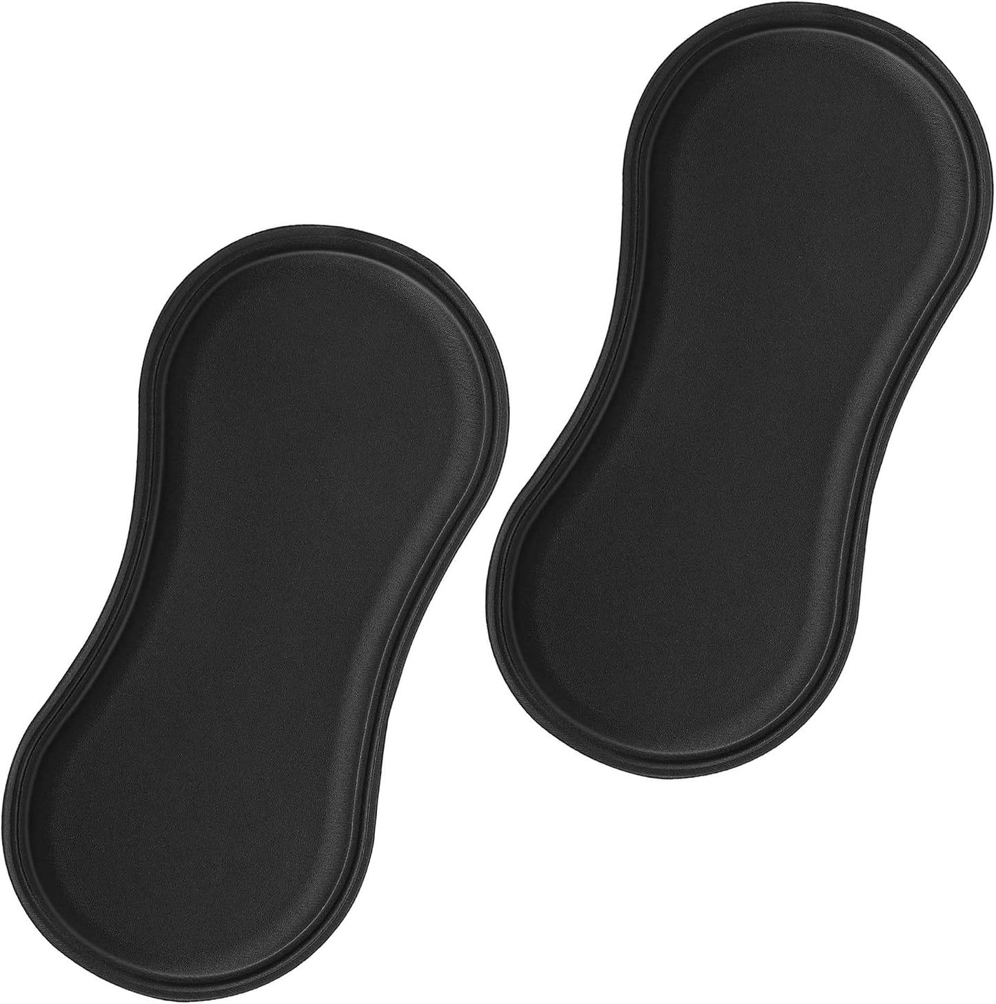 Wehhbtye 2Pcs Post Surgery Lipo Foams, Abdominal Side Compression Board, 11.8'' x 5.5'' Black Lipo Foam Lateral Protector for Post Surgery Recovery Waist Filling Skin Anti-Sagging