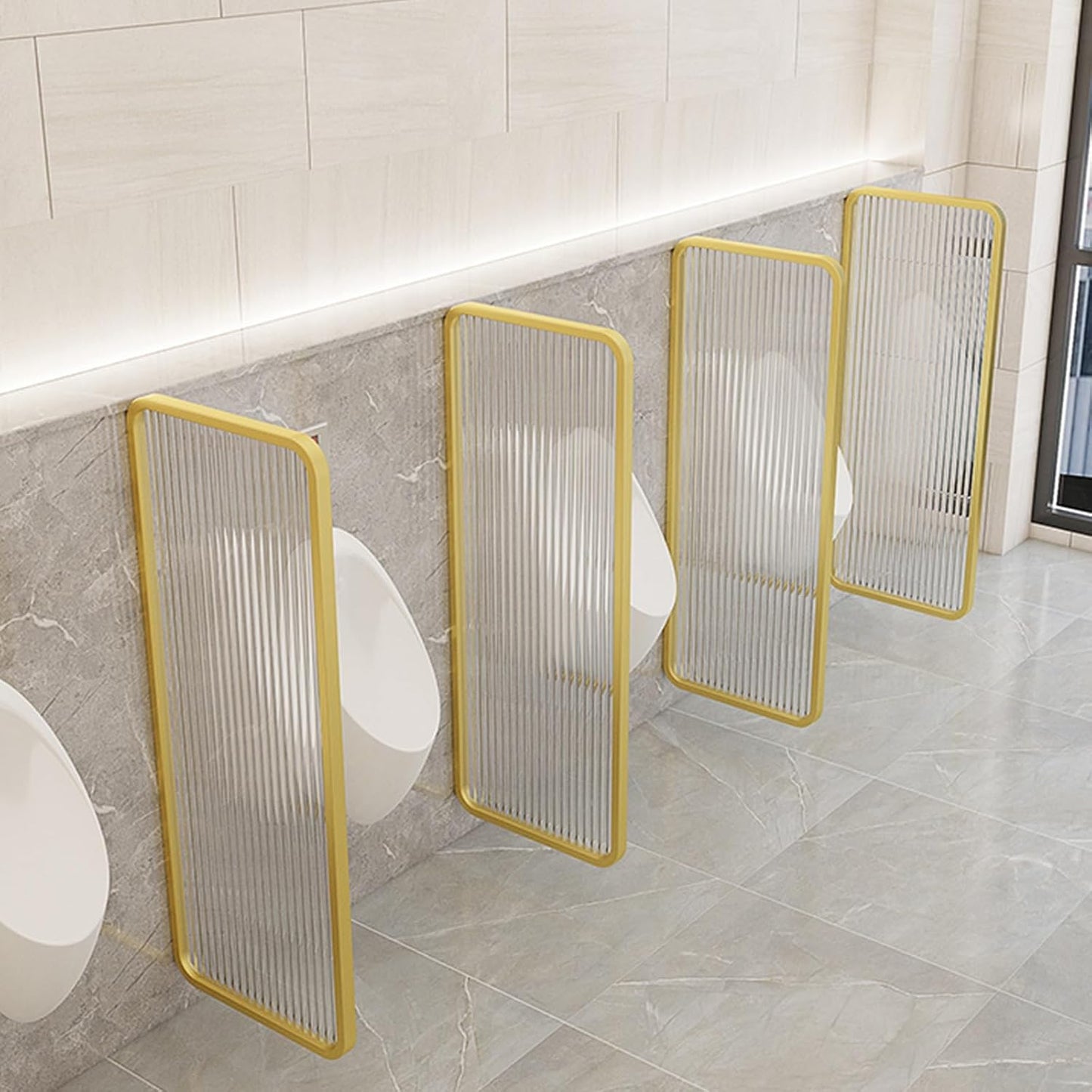 Urinal Screen Wall Toilet Partition,urinals Privacy Screen For Men Toilet,Room Divider Partitions Separator,urinals Partition For Men Toilet Accessories,glass Partition Wall,home Improvement Screen (