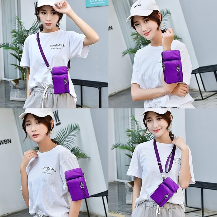 BIAOTIE Lightweight Small Crossbody bags Cell Phone Purses Travel Pouch Shoulder Bag for Women
