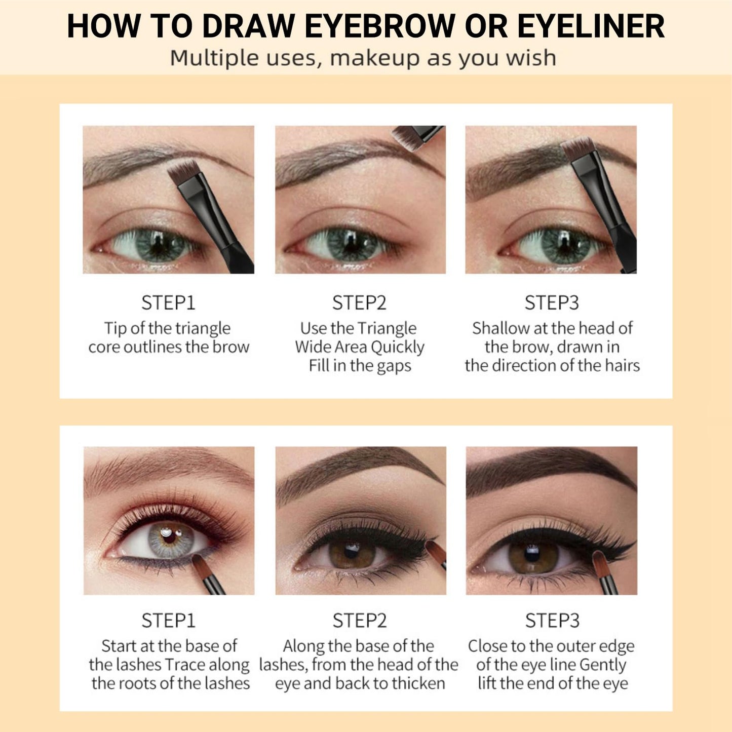 Eyebrow Pomade - Waterproof Brow Pomade for Long-lasting Results,Smudge Proof and Sweat Resistant Formula,Natural Eyebrow Makeup for All Skin Types and Tones - Dark Brunette