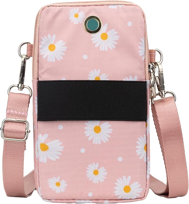 JANKS Small Crossbody Bag for Women - Mini Phone Purses with Crossbody Strap and Wallet - Nylon Arm Bag
