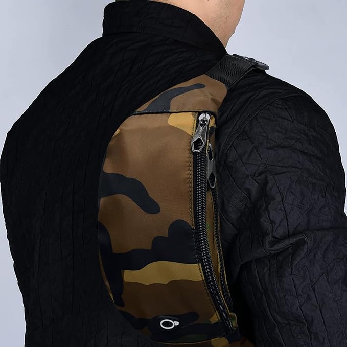 Fanny Packs for Men and Women, Waterproof Sports Waist Pack Bag for Travel Hiking Running Hands-free