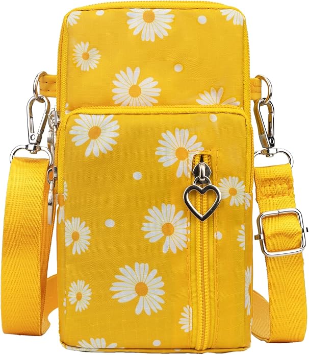 JANKS Small Crossbody Bag for Women - Mini Phone Purses with Crossbody Strap and Wallet - Nylon Arm Bag