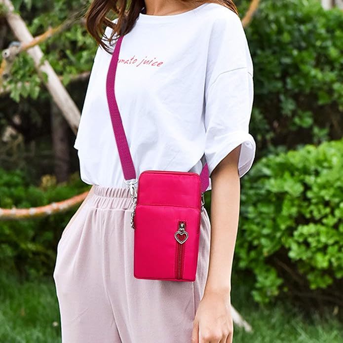 BIAOTIE Lightweight Small Crossbody bags Cell Phone Purses Travel Pouch Shoulder Bag for Women
