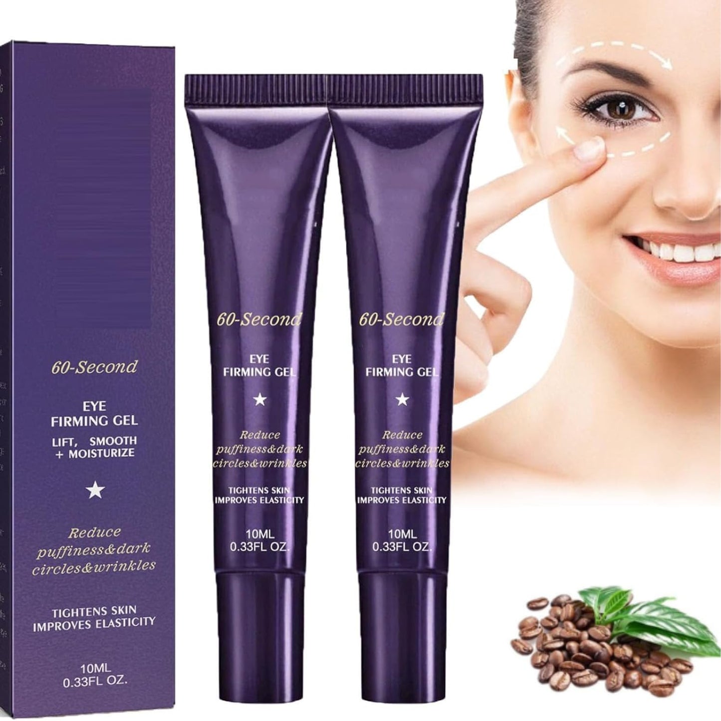 2PCS Eye Effects Age-Defying Tinted Firming Gel, Eye Effects Firming Gel, Eye Effects Firming Gel, Reduce Eye Skin Problems ï¼Wake Up Eye Gel