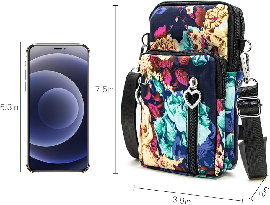 BIAOTIE Lightweight Small Crossbody bags Cell Phone Purses Travel Pouch Shoulder Bag for Women