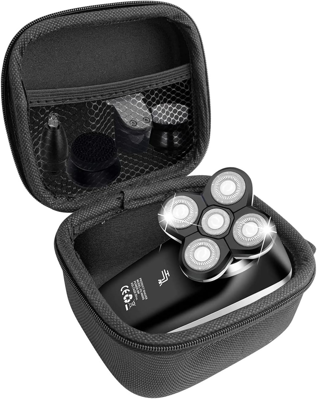 Hard Case Compatible for Handsomeface Electric Razor for Men 5 in 1 Head Shavers