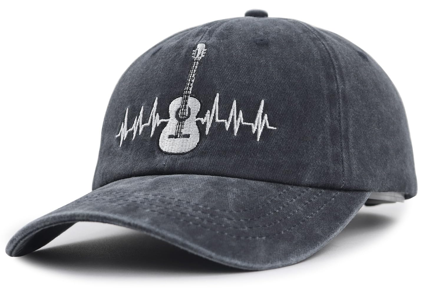 Guitar Gifts for Men Women, Guitar Accessories Baseball Cap, Cool Guitar Hat for Music Lovers, Retirement Christmas Birthday Gifts for Dad Mom Papa Black