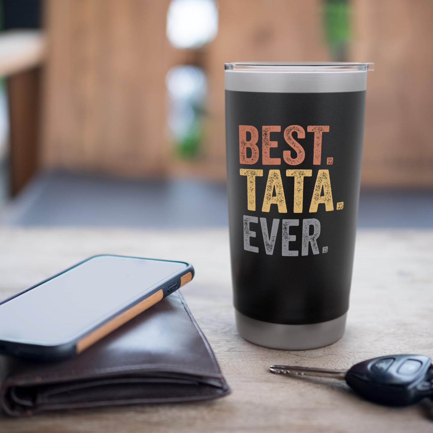 Best Tata Ever Gifts From Grandkids Tata Father's Day Stainless Steel Insulated Tumbler