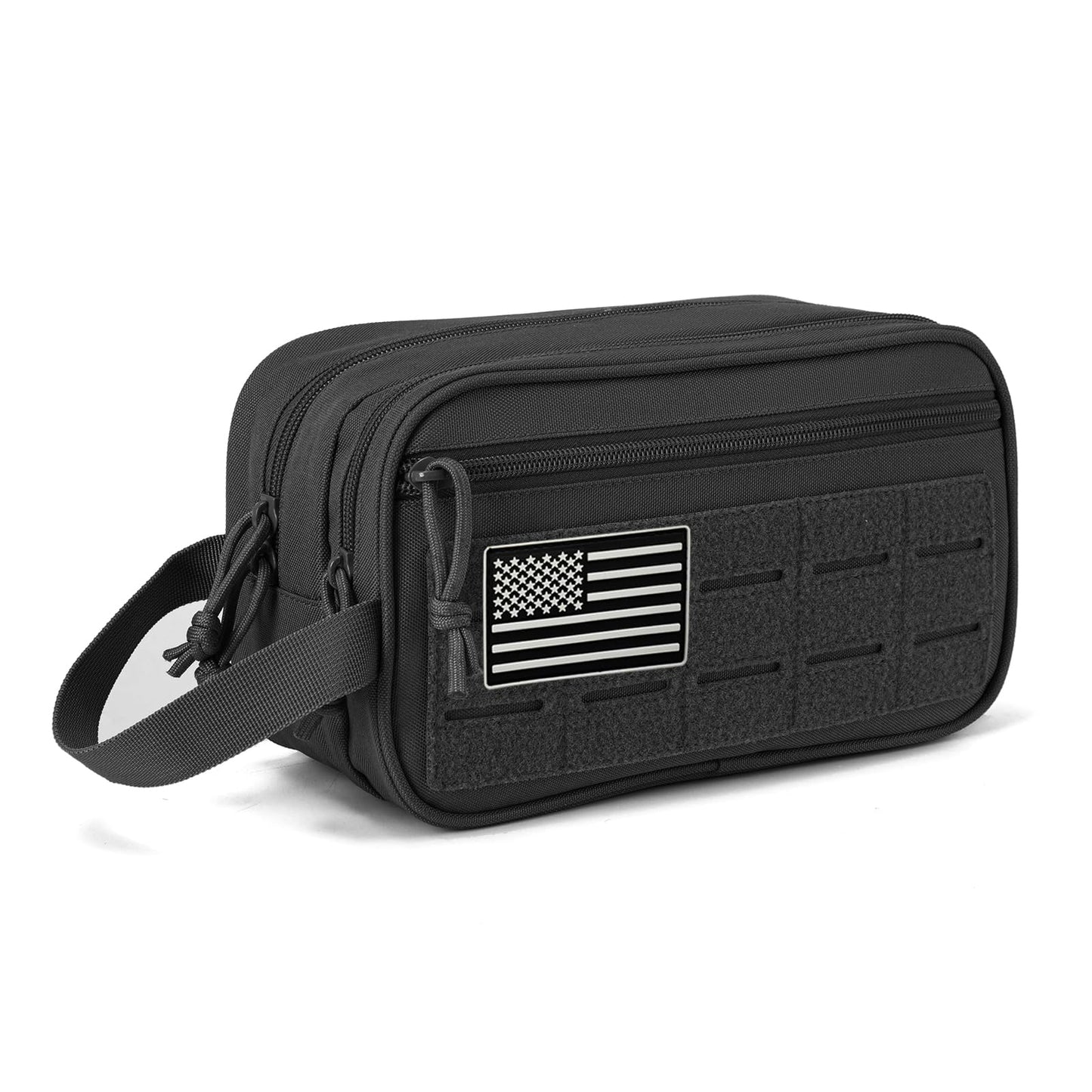 QT&QY Tactical Toiletry Bag For Men Hygiene Bag EDC Military Tool Molle Pouches Small Dopp Kit Mens Shaving Kit Travel shower Bags