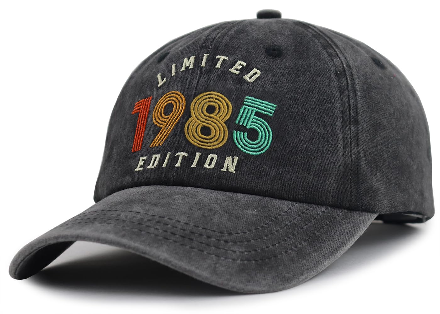 KKMKSHHG 40 Year Old Birthday Gifts for Women, 40th Birthday Decorations for Men, Limited 1985 Edition Baseball Cap, 40th Birthday Gifts for Dad Mom Wife Son Black