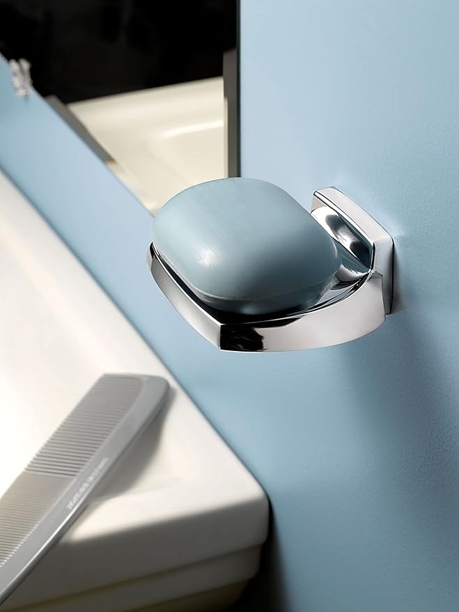 Moen Donnor Collection Chrome 6.25-Inch Diameter Wall Mount Contemporary Bathroom Hand-Towel Ring, P5860, (Pack of 2)