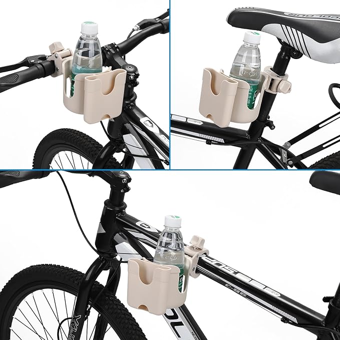 Accmor 2-in-1 Walker Cup Holder with Phone Holder, Wheelchair Cup Holder, Rollator Cup Holder, Cup Phone Holder for Walker, Wheelchair, Rollator, Mobility Scooter