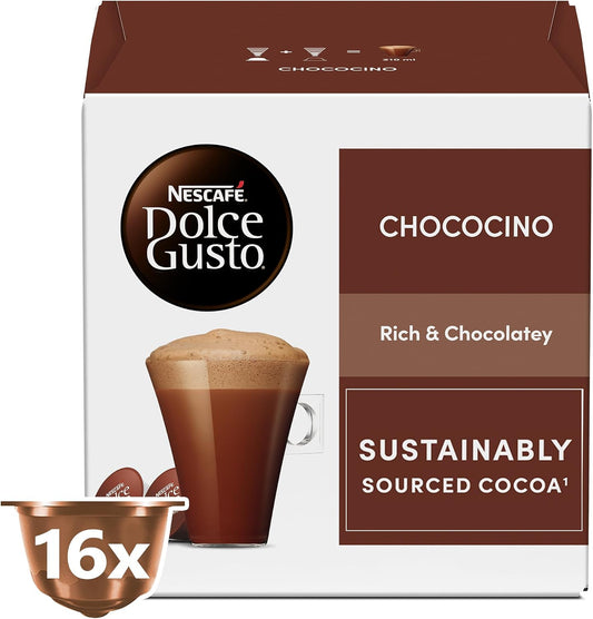 Nescafe Dolce Gusto Coffee Capsules Chococino 270 G. 16 Capsules