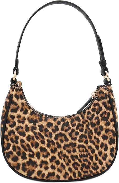 FashionPuzzle Small Crescent Shoulder Bag Underarm Purse