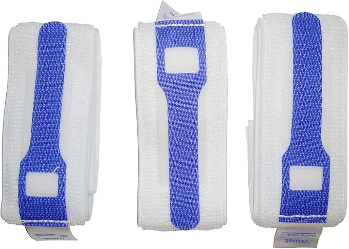 3 Pack Foley Catheter Leg Strap â Adjustable Urinary Drainage Tube Holder with Anti-Slip Silicone Grip â Comfortable, Reusable Stabilizer for Catheter Securement (23â x 2â)