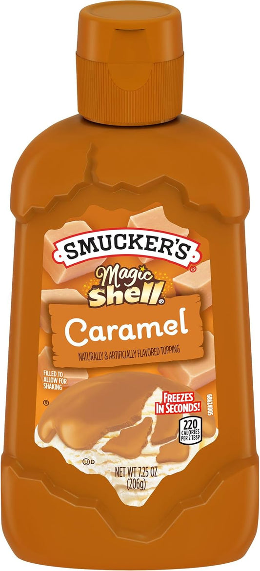 Smucker's Magic Shell Caramel Flavored Topping, 7.25 Ounces