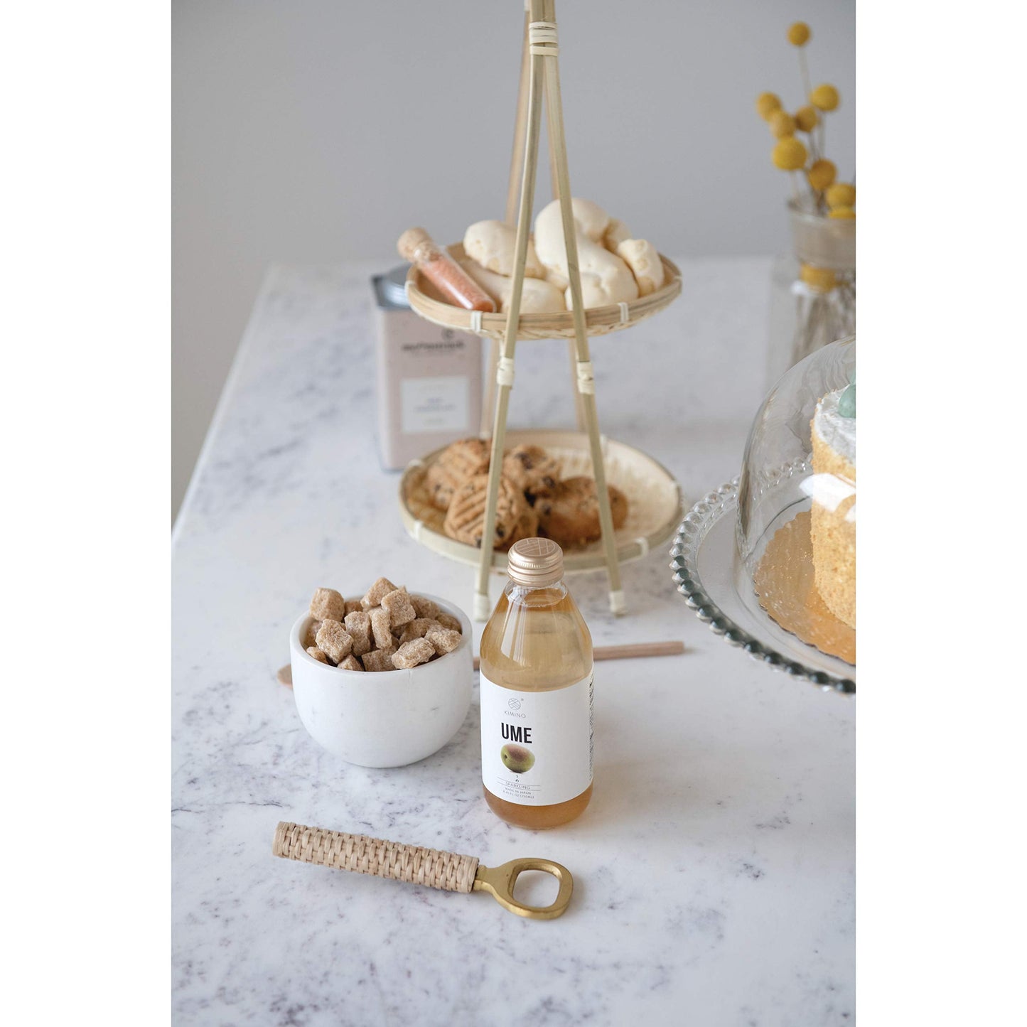 Creative Co-op Brass Handle Bottle Opener (DF3548)