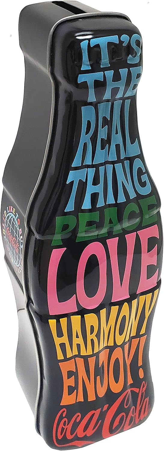 The Tin Box Company Coke Bottle Shaped Bank 1971 Vintage Collection (662017-12)