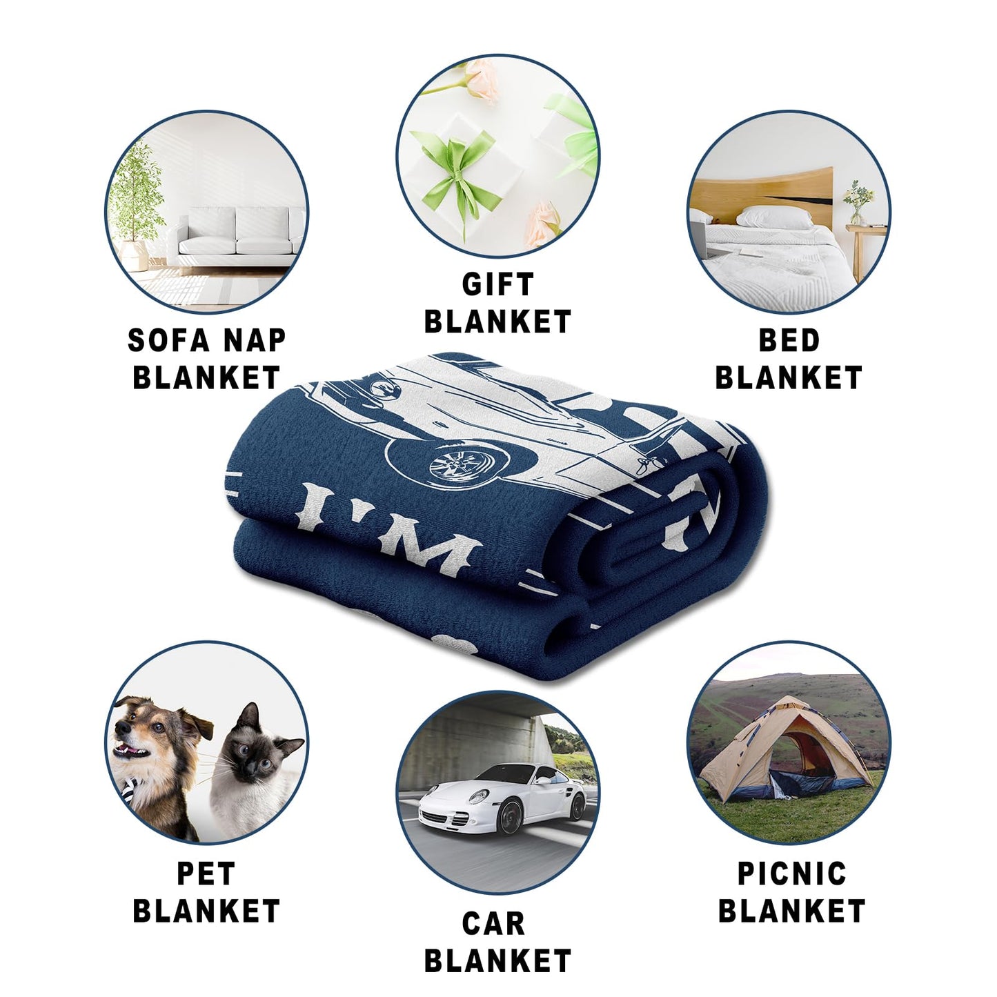 PAZISOL Gifts For Men, Funny Gifts For Men, Fathers Day Birthday Gift For Him, Best Older Man Gift Ideas, Unique Gag Present For Male Grandpa Dad Husband, Cool Fun Retired Gift For Man 60"X50" Blanket