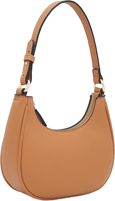 FashionPuzzle Small Crescent Shoulder Bag Underarm Purse