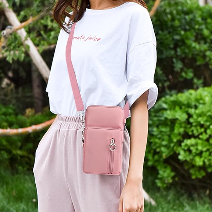 BIAOTIE Lightweight Small Crossbody bags Cell Phone Purses Travel Pouch Shoulder Bag for Women