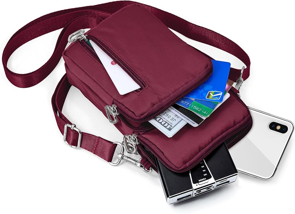 BIAOTIE Lightweight Small Crossbody bags Cell Phone Purses Travel Pouch Shoulder Bag for Women