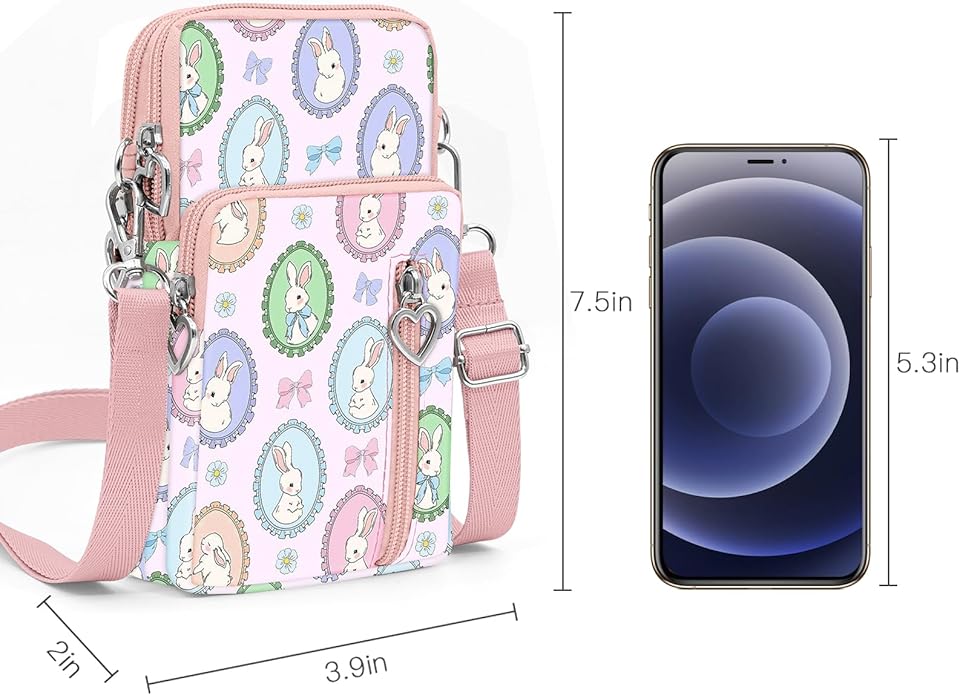 BIAOTIE Lightweight Small Crossbody bags Cell Phone Purses Travel Pouch Shoulder Bag for Women